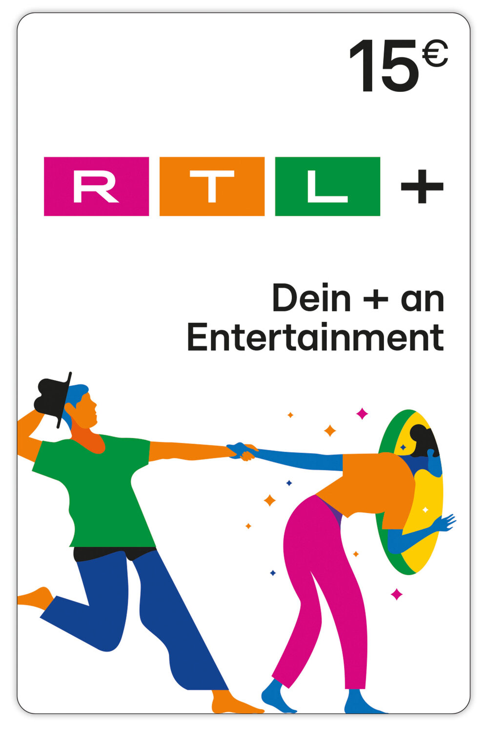 15,– € RTL+ Gutschein
