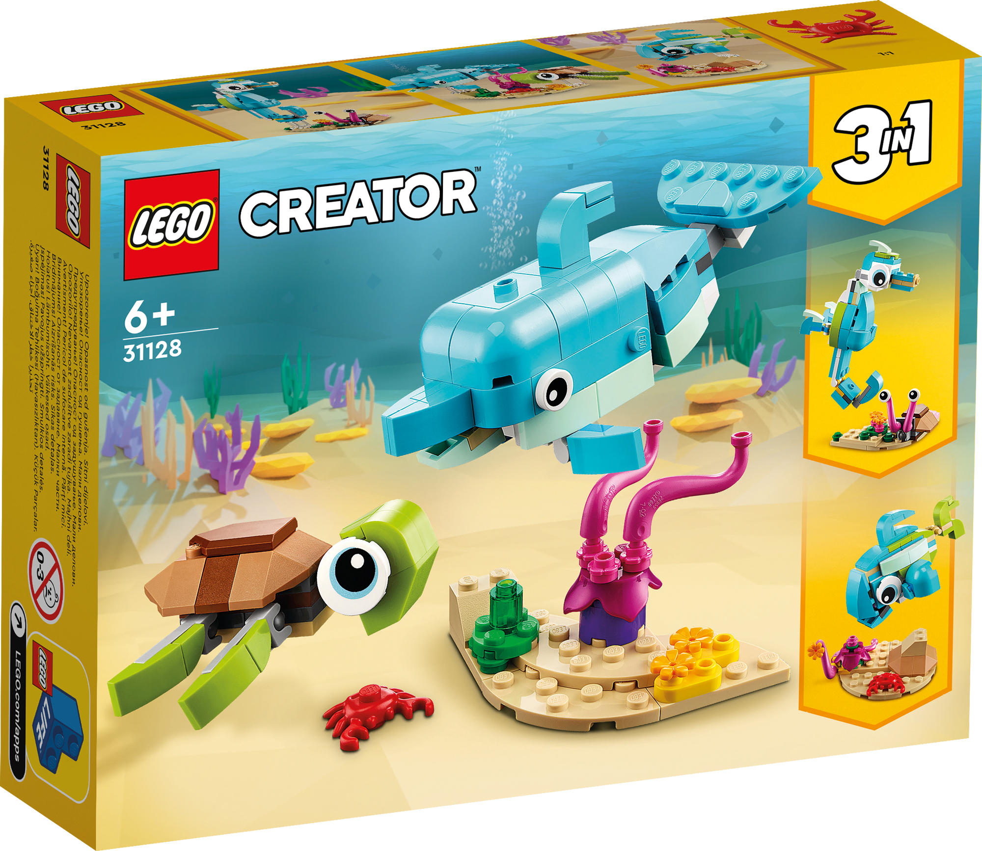 LEGO CREATOR 3-in-1 „Delfin & Schildkröte“