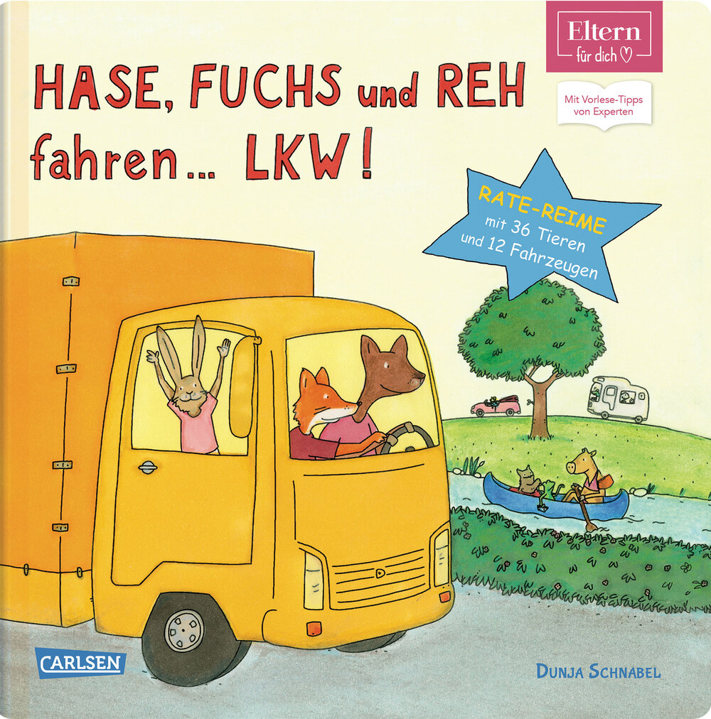 ELTERN Vorlesebuch „Hase, Fuchs und Reh fahren ... LKW!“